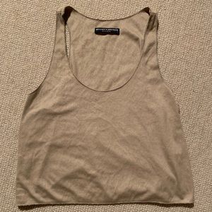 Brandy Melville Suede Tank Top